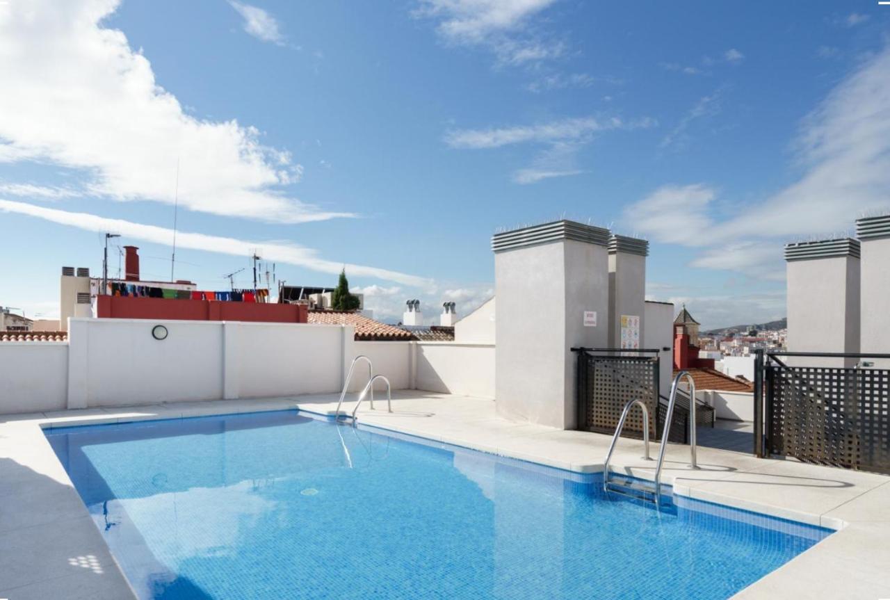 Family Apartment Patio&Swimming Pool In Center Málaga Exterior foto